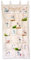 Papierdrachen Adventskalender 2024 - als Wandkalender - Cheerful Christmas - beige - hochwertig bestickt mit Weihnachtsmotiven - zum selber Befüllen - mit großzügigen Taschen - Set 46
