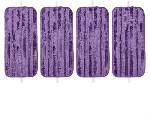 Panno lavabili, riutilizzabili, per pavimenti bagnati e asciutti, per mocio Swiffer Wet Jet (4 pezzi)