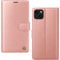 AIMOYU for iPhone 14 Case, Flip Wallet Leather Phone Case with [4 Card Slots] [Kickstand] [RFID Blocking] Magnetic Protective Shockproof Cover for iPhone 14 Phone Case - Pink