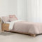 Kids&Cotton Housse de Couette Vichy Rose 180 x 220 cm