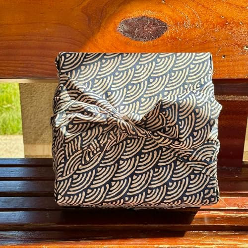 BZSDDY 50–100 cm blau/roter Stoff, Japanisches Geschenkpapier, Geschenkpapier, japanischer Stil, wiederverwendbares Baumwoll-Geschenkpapier für Geschenkverpackungen