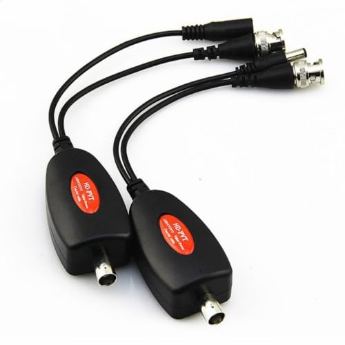 xbiez 1 Channel Power Over Coax Systems For CCTV Cameras Video Power Supply Coaxial Video Transmitters Up to 400M