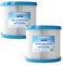 Finest-Filters Compatibile con cartuccia filtrante Bestway tipo I taglia 1, filtro Bestway per vasca idromassaggio spa e piscina 58093-17, filtro per la pulizia della piscina e spa tipo 1 (confezione