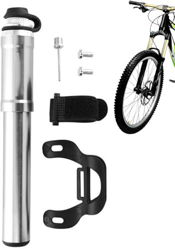 Luftpumpe für Fahrrad, Luftpumpe für Mountainbike und Radfahren, universelle ergonomische Pumpe für Autoreifen, Fahrrad, Roller und Motorrad