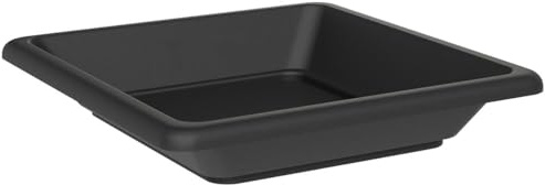 TeraPlast™ Untersetzer Nazca Ash anthrazit quadratisch 39 cm - Kunststoff