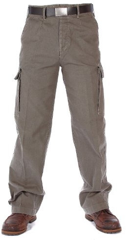 Pantaloni in Moleskin fustagno verde, taglia: 46 (BW misura 6)