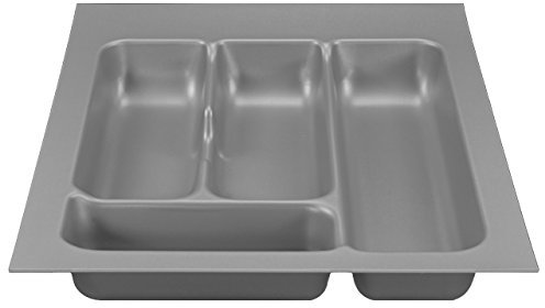stauraum Besteckeinsatz Schubladeneinsatz für 40er, B300-340mm T360-440mm, zuschneidbar, Qualität Made in Germany