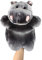 andux Zone Tierhandpuppen aus Plüsch，Handpuppe Handspielpuppe Plüsch Puppe Mini Tier Cartoon Tiermotive Nilpferd (SO-01)