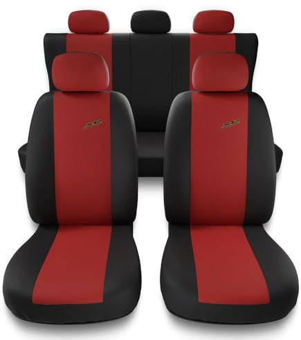 Mossa - Universal Sitzbezüge Auto kompatibel mit Renault Twingo I, II, III (1993-2018) - Autositzbezüge Schonbezüge für Autositze - X.R-RD