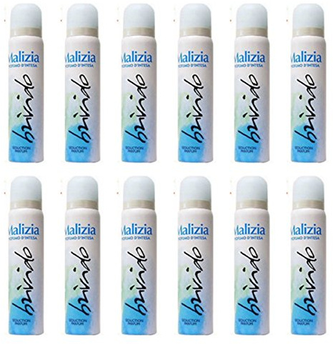 MALIZIA Set 12 Deodorant Damen Brivido 100 ml Spray Körperpflege