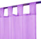 Megachest Lucy gewebter Voile-Vorhang, 2 Stoffbahnen mit Bändern (28 Farben) (Lavendel, 142 cm breit x 72 cm lang)