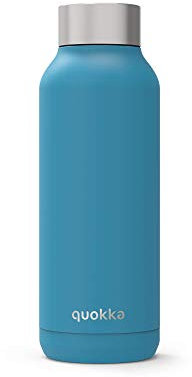 Quokka8412497118304Acero Inoxidable Botella, 510 ml Capacidad, Sólido Azul de Acero
