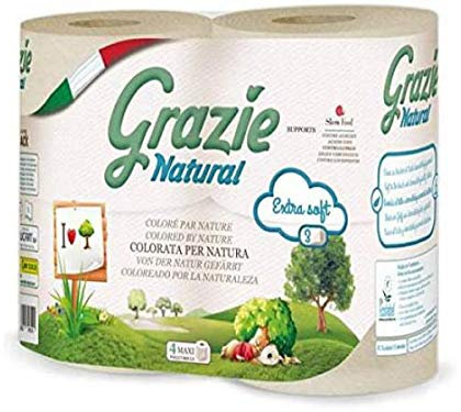 GRAZIE - PAPIER TOILETTE 3 PLIS X4