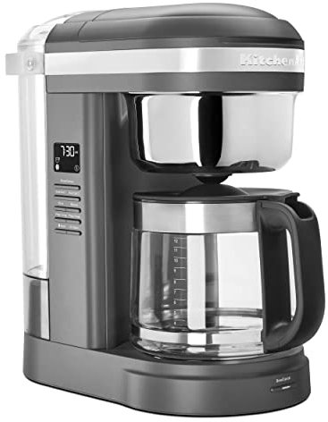 KitchenAid KCM1209DG Drip Coffee Maker, 12 Cups, Matt Charcoal Grey