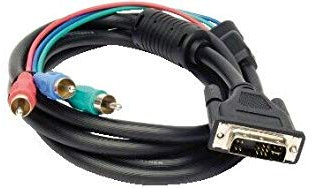 ACCORD Cavo Monitor RGB DVI-A (12+5) 3 Spine RCA 5 Metri