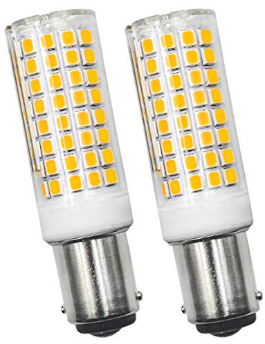 BROLSKUN B15D LED Lampen Kein Flackern 6W ersetzt 60W Halogenlampen warmweiß 3000K 560 lumens 360°Abstrahlwinkel AC 220-240V(2er-Pack)[MEHRWEG]