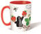 Maulwurfshop - Der Kleine Maulwurf Keramik Tasse Becher Erdbeere rot