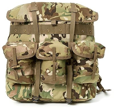 MT Kinder-Rucksack, Militär-Armee-Stil, Multikamera, MT-Alice Pack (M) für Kinder, 3-8 Jahre, 38 x 10 x 33 cm, 10 Liter, Camouflage