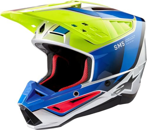Alpinestars Motocross-Helm S-M5 Gelb Gr. L