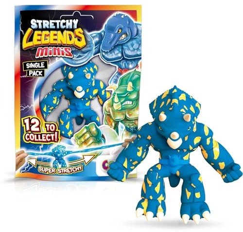 Stretchy Legends Minis - Elastische Actionfiguren für Kinder, Klebrige & Dehnbare Superhelden Figuren zu Sammeln