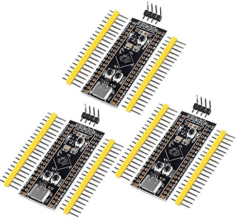 dieyyuca STM32F411 Entwicklungsplatine V3.0, STM32F411CEU6, STM32F4, 100 MHz, Freq 128 KB RAM, 512 KB ROM, 3 Stück, 500272152