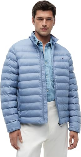 Tommy Hilfiger Men’s Recycled Relaxed Fit Packaway Quilted Jacket