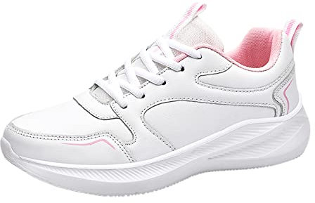 Damenschuhe 425 Damen-Sportschuhe mit weichem Boden, atmungsaktiv, leicht, Freizeit, Laufen, Reiseschuhe, Turnschuhe Ogg Schuhe Damen (White, 39)
