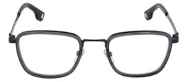FILA Brille mit Sehstärke für Herren optional mit Sonnenbrillentönung oder Blaulichtfilter, Quadratisch, gefertigt aus Metall (inklusive Brillenetui)