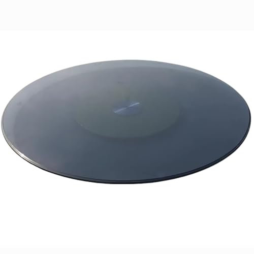 TT-YEC Plateau De Service Robuste Rotatif À 360°, Grand Plateau Tournant En Verre Trempé 60-100 Cm, Plateau Tournant Silencieux, Avec Roulements À Billes, Plateau Rond,B diameter 100cm