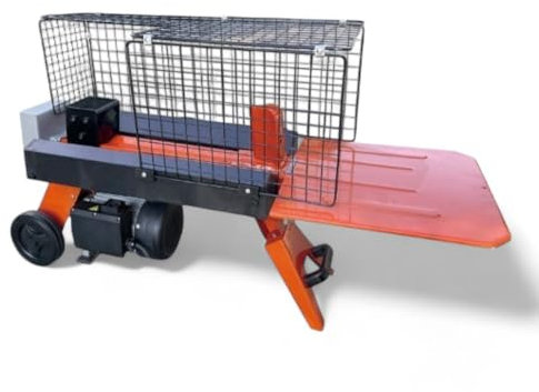 Briconess.com Spaccalegna Orizzontale Elettrico 1500W 230V con Forza di Lavoro 4 tonnellate per Taglio