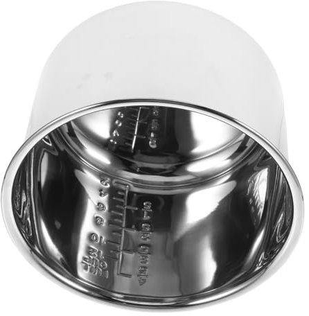 BEBEMOKO Revestimiento Interior De Acero Inoxidable Olla Arrocera 6l Repuesto Para Hervir y Cocinar