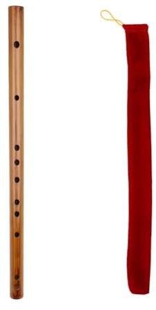 Asyduey E Key Meibet Mini Piccolo Velvet Bag Tune Bamboo Flute National Musical Instrument Flute