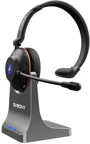 SVBONY SVN H1 Auriculares Bluetooth Inalámbricos con Micrófono para Oficina