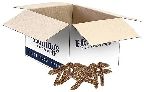 Hollings Pork Sausages Dog Treats, Delicious, Nutritious Air Dried Chews for Adult Dogs, 100% Gluten Free & Made with 100% Natural Ingredients (3kg)
