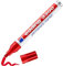 edding 3300 Permanentmarker - rot - 1 Stift - Keil-Spitze 1-5 mm - schnell trocknender Permanent Marker - wasserfest, wischfest - für Karton, Kunststoff, Holz, Metall - Universalmarker