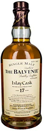 Balvenie Islay Cask 17 Jahre Single Malt Scotch Whisky 43% 0,7l Flasche