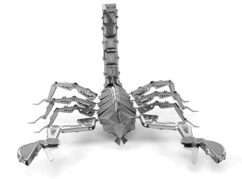 Fascinations MMS070 - Metal Earth 502702 - Scorpion, lasergeschnittener 3D-Konstruktionsbausatz, 1 Metallplatine, ab 14 Jahren