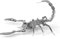 Fascinations MMS070 - Metal Earth 502702 - Scorpion, lasergeschnittener 3D-Konstruktionsbausatz, 1 Metallplatine, ab 14 Jahren
