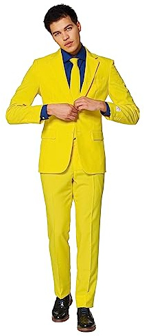 OppoSuits Modisch Party Einfarbige Anzüge für Herren