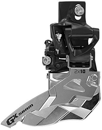 SRAM MTB GX 2 x 10 hohen direkten - 34t unten Umwerfer vorne, Schwarz