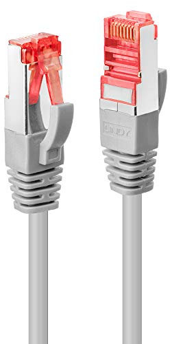 LINDY 2m Cat.6 S/FTP Ethernet Cable, Grey