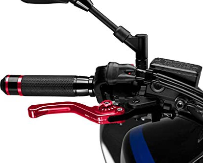 PUIG 130RR 3.0 brake lever, Red Fixed Short with Selector, Red