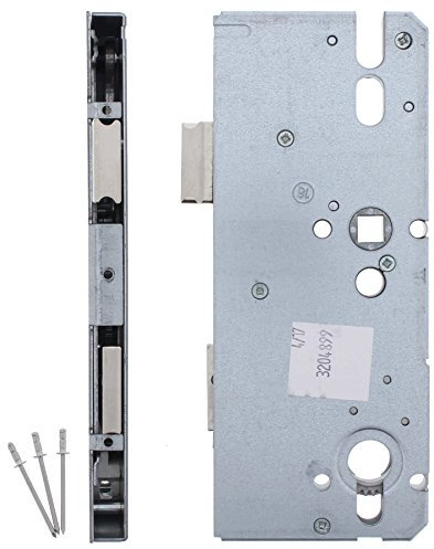 Serrure KFV pour remplacer une serrure existante - Pour verrouillage multiple - Fouillot 10 mm distance 92mm, appuie-tête 65mm