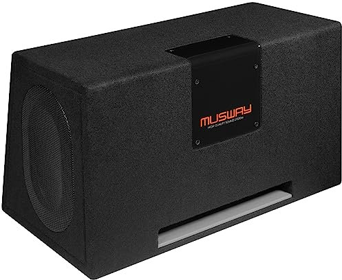 Musway MT269Q - Doppel Bassreflex Gehäuse Subwoofer mit 2x 15 x 23 CM (6 x 9“) Subwoofer