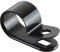GTSE 100 Pack of Black Nylon P-Clips, 12.7mm (1/2) Diameter, Plastic Cable Clips
