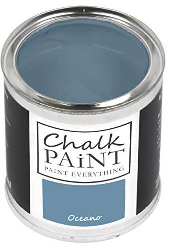 CHALK PAINT EVERYTHING Oceano 250 ml - SENZA CARTEGGIARE Colora Facilmente Tutti i Materiali