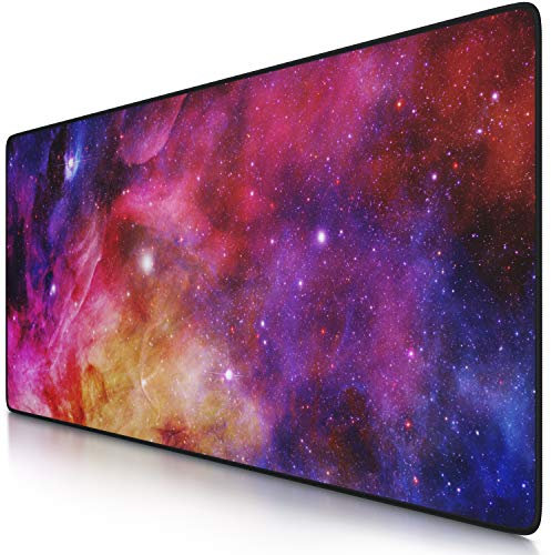 CSL - XXL Mauspad Gaming 900x400 mm - XXL Mousepad groß mit Motiv - Tischunterlage Large Size - verbessert Präzision und Geschwindigkeit - auch für Roccat Razer Logitech Maus und Tastatur