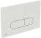 Ideal Standard R0115AC Placa de Descarga de Inodoro, Bianco, Oleas M1 Mechanical Toilet Flush Plate - White