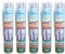 DSTOCK60 - LOT DE 5 MOUSSES EXPANSIVES MANUELLES 750ML - MOUSSE POLYURETHANE PROFESSIONNELLE - ISOLE, COLLE, REBOUCHE - EXTERIEUR ET INTERIEUR