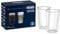 De'Longhi Gläser Set DLSC319, 2 doppelwandige Thermogläser mit Isolierfunktion für kalte und warme Getränke, widerstandsfähiges Borosilikatglas, Spülmaschinenfest, Fassungsvermögen 480 ml , 2 Stück